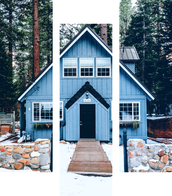blue house
