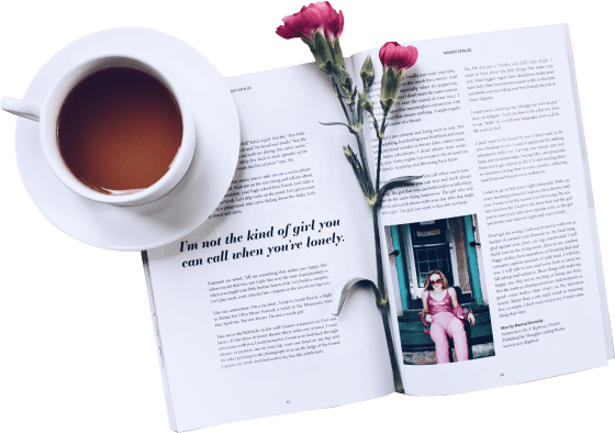 book and tea